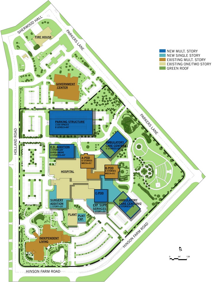 Inova Parking Map